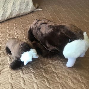 Vintage 1988 Sea World Walrus Pair